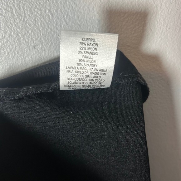 JM Collection Black Cropped Pants Women's Large Elastic Waist Stretch Comfort - Picture 5 of 7